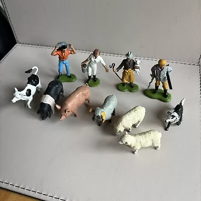 Britains 1/32 Scale Vintage Model Farm Figures 1971 Plus Preowned • £8