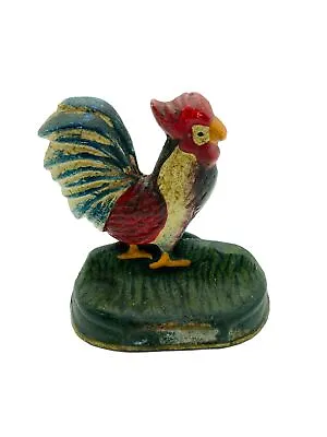 Vintage Cast Iron Rooster Tea Light Holder Collectibles Candle Holder • $10