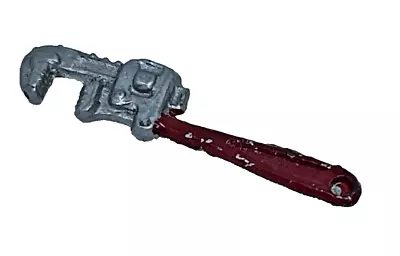 Vintage Dollhouse Miniature Tiny Replica Metal Tool Garage Plumbers Pipe Wrench • $9.99