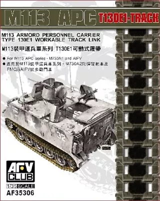 AFV 1/35 M113 APC T130E1 Workable Track Links  AFV35306 • $19.99