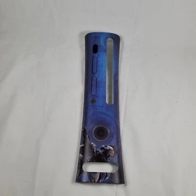 $24 • Buy Halo Xbox 360 1st Gen Faceplate Blue Spartan Face Plate -As Is.