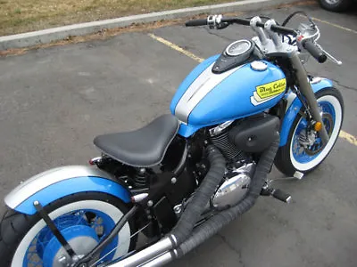 Bobber Solo Seat Spring Black For Motorcycle Honda Shadow VT750 Nighthawk CB750 • $73.25