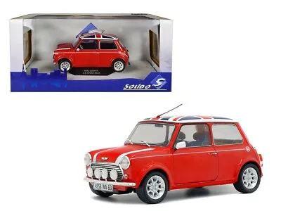 Solido 1:18 1997 Mini Cooper Sport Pack With Checker Red S1800604 Diecast Model  • $49.90