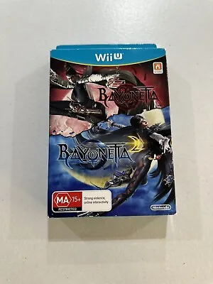 Bayonetta + Bayonetta 2 Special Edition Nintendo Wii U PAL  - Free Shipping • $50