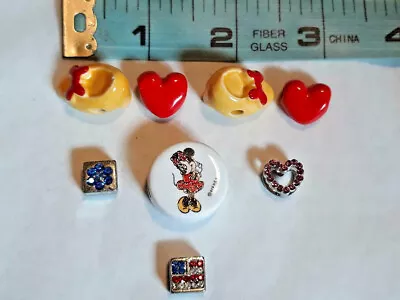 Lot Of 8 Disney Beads For Bracelets Etc ~ Crafts ~ Jewelry ~ Ships FREE • $13