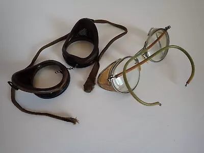 Vintage Bausch & Lomb (B&L) “Ful Vue” Glasses And Duralite 50 Safety Goggles • $8.99