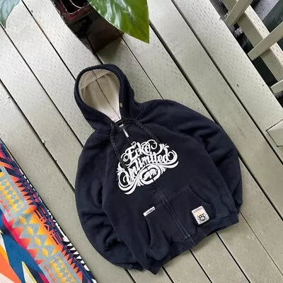 Vintage Ecko Unltd Zip Hoodie Y2k Printed Vintage • $69.99