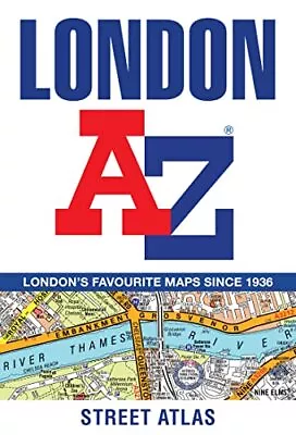 London A-Z Street Atlas By A-Z Maps Book The Cheap Fast Free Post • £7.99