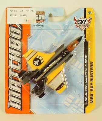Matchbox Skybusters Yellow/Black Lockheed Martin F35B Mint On Card • $27