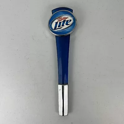 Miller Lite Beer 12In Acrylic Blue Tap Handle Bar Room Man Cave Pub Sports #82 • $14.96