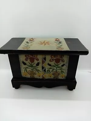 £15 • Buy Vintage Wooden Musical Jewellery Box. Hand Painted. Plays   Yesterday . 