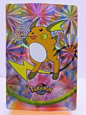 90's Pokémon Vending Holo STICKER Card Topps TV Animation #26 Raichu • $1.25