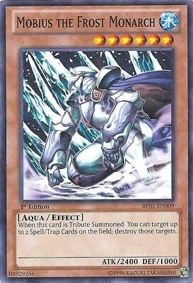 YUGIOH - Mobius The Frost Monarch - BP01-EN009 - Starfoil Rare - 1st Edition - N • $2.31