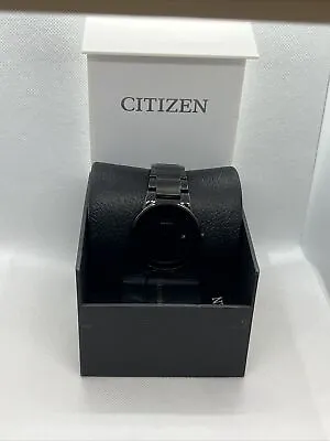 Citizen Axiom AU1065-58E Men's Stainless Steel Analog Dial Eco Drive Watch JMB8 • $59.99