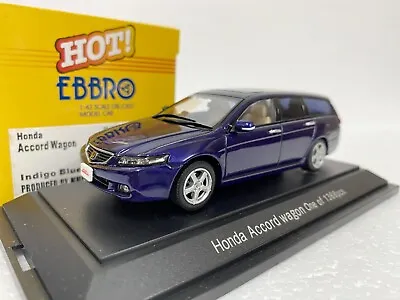 1:43 EBBRO 404 Honda Accord Wagon Tourer CM2 Blue Diecast Scale Model Car • $75