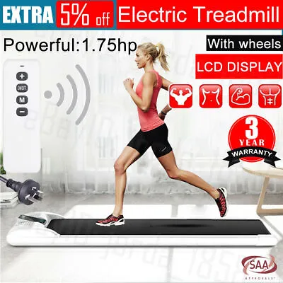 $239.99 • Buy Electric Treadmill Home Gym Exercise Machine Fitness Equipment LCD Walking Pad