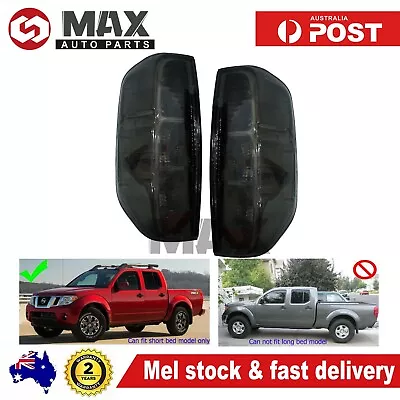 Pair Fits Nissan Frontier Navara D40 2005-13 Tail Light Rear Black Smoke Lens • $125