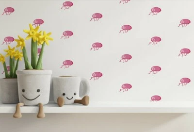 £25.72 • Buy Spongebob Jellyfish Wall Decor Stickers Pattern Art Decals 90 Pcs 3x3  KA34