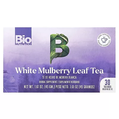 White Mulberry Leaf Tea 30 Tea Bags 1.61 Oz (45 G) • $14.63