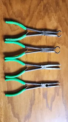 Mac Tools 4 Pc Pliers Set Needle Nose  Bull Nose Water Rubber Hose Long Reach • $90