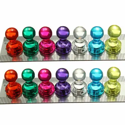 Super Strong Magnets Fridge Memo Magnet Push Pin Skittle Notice Board Neodymium • $3.95