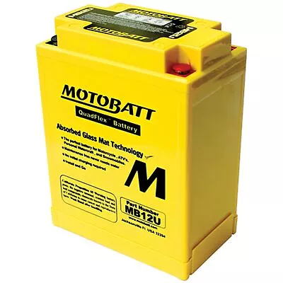 New Motobatt Battery For Honda GB500 500cc 1989 1990 YB12AAS YB12A-A-WS • $97.18