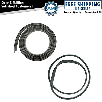 Complete Sunroof Rubber Weatherstrip Seals Kit Pair Set For 79-93 Ford Mustang • $62.39
