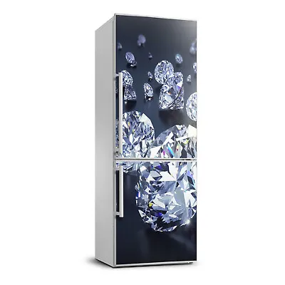Magnet Sticker Refrigerator Wall Wrap Removable Peel & Stick Decal Diamonds • £49.95
