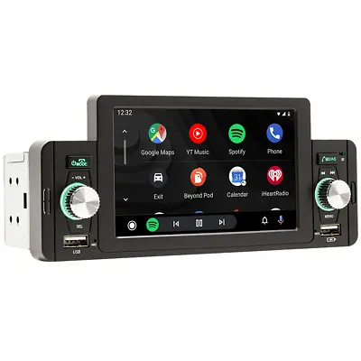 5in Bluetooth FM MP5 Player 1DIN Car Stereo Radio USB Carplay Android Head Unit • $111.19