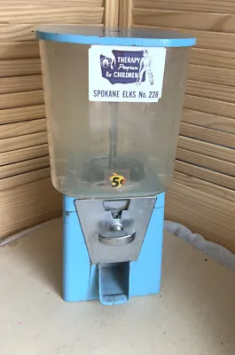 $54.98 • Buy Vintage 5 Cent Oak Acorn Candy Vending Machine Plastic Globe For Parts/Repair