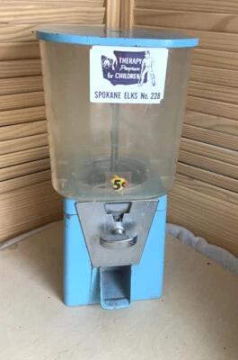 $54.98 • Buy Vintage 5 Cent Oak Acorn Candy Vending Machine Plastic Globe For Parts/Repair