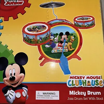 Disney Junior Mickey Mouse Club Mickey Drum Set • $45