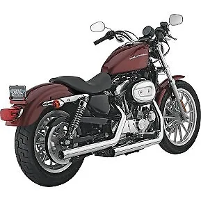 Vance & Hines 16819 Chrome Straightshots Slip-On Mufflers For 04-13 Sportster XL • $399.99