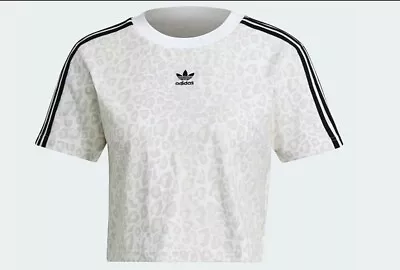 Adidas Originals Leopard Luxe T-Shirt | Size 10 • $25