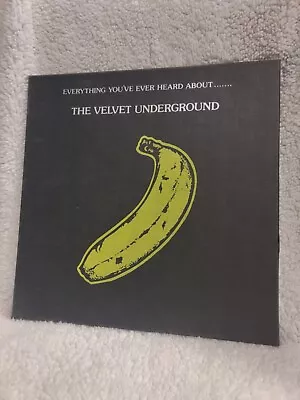 Velvet Underground Everything You've Ever Heard About Box Set UK Press 1982  • $94.93