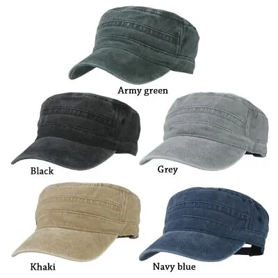 Military Army Cap Unisex Canvas Basecap Cap Hat Hiking Sports Adjustable • $6.99