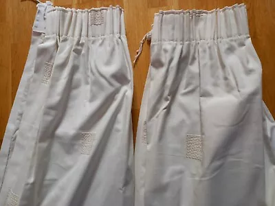 £29.99 • Buy Cream Fully Lined Curtains Montgomery Fabrics 53  L 61  W. GORGEOUS & GREAT CON!