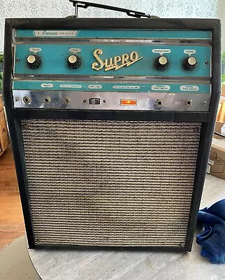 Vintage Supro Corsica S6622 Guitar Amplifier.  Tested Working • $450