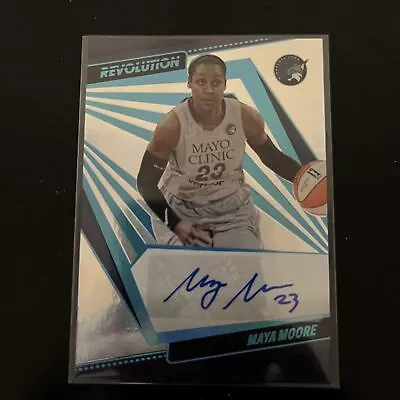 $75 • Buy 2022 Panini WNBA Revolution Autograph Maya Moore Infinite #/25