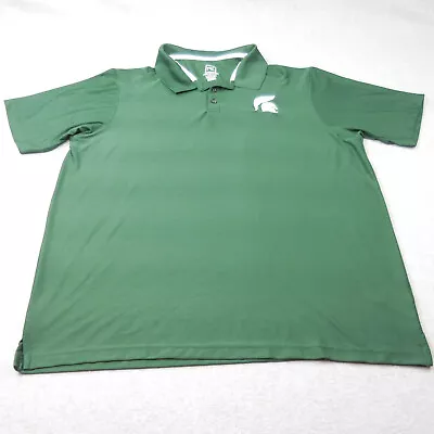 Proedge PE Men's Polo Shirt Size Extra Large  49-48 Green Michigan State Spartan • $10