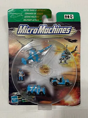 Micro Machines Military 2001 Blue & Silver Military Action Set Sealed Europe • $59