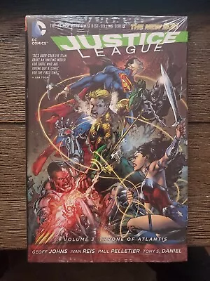 Justice League  Vol 3. Throne Of Atlantis LemireJohns (2013 Hardcover) • $8.90