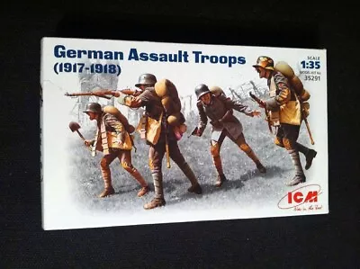 1/35 ICM 35291 German Assault Troops (1917-1918) WWI Model • $27