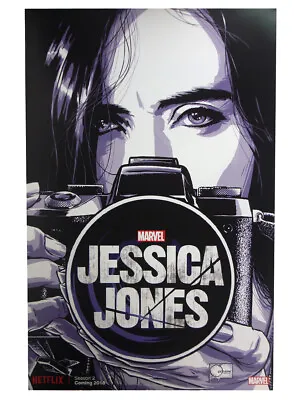 Jessica Jones NYCC Comic Con Exclusive Promo Netflix Poster Marvel Comics 2017 • $24.95