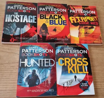 $37.90 • Buy 5 X  James Patterson, Hunted, Black & Blue, Book Shots (Paperbacks) PB3