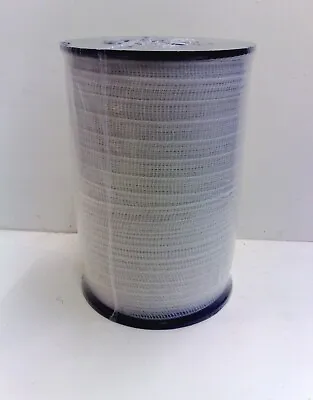 ELECTRIC FENCE TAPE 20MM X 200M Roll White Poly Fencing Horse Paddock 200 Metre • £14.20