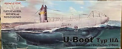 $145 • Buy Special Navy 1:72 - U-Boot Typ IIA German Submarine - 72002 - SS02