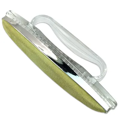 5  Professional Clear Chamois Nail Buffer With Handle And Removable Cover • $7.49