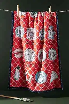£8 • Buy NEW Anthropologie George And Viv Christmas Tea Towel And Spatula Gift Set