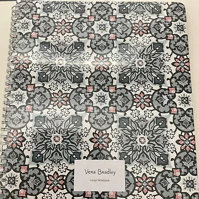 Vera Bradley Large Notebook Lisbon Medallion New In The Package Spiral • $10